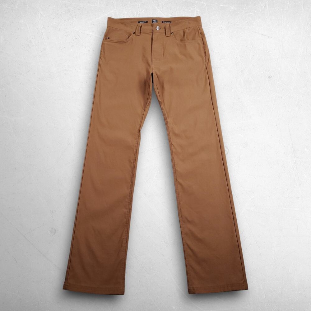 Prana Standard Fit Brion II Pants Men 32x34 Brown Stretch Gusseted Gorpcore Hike